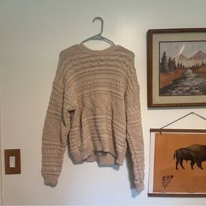 3/$15 Chunky Light Pink Sweater